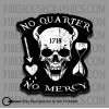Firehouse Graphics Blackbeard No Quarter No Mercy Edward Teach Pirate