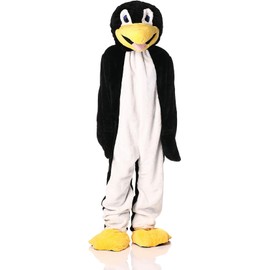 To.beone Plush Penguin Mascot Costume Animal Character Suit Halloween Performance Outfit Adult