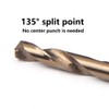 VALYRIANTOOL 1/8" Cobalt Drill Bits(20PCS), M35 HSSCO High Speed Steel