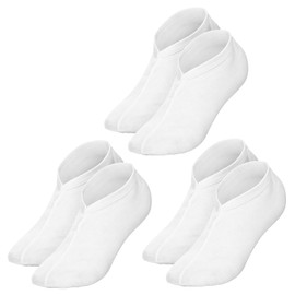 3 Pairs Moisturizing Socks Overnight for Dry Feet, Lotion Socks, Spa Cotton Moisture Enhancing Cosmetic Socks for Cracked Heel Repair for Women and Men