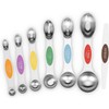 7-Piece Magnetic Measuring Spoons Set – Dual-Sided Stainless Steel, Small
