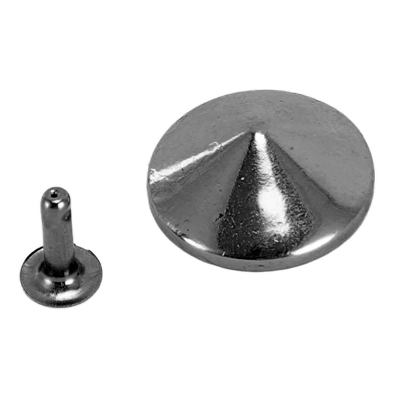 100pcs Mushroom Rivets Multipurpose Double Cap Mushroom Rivets for Belts