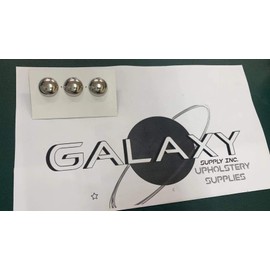 Galaxy Supply Inc. Decorative Nails - C.S. Osborne & Co. No. 6963-NP 5/8 - Nickel Plated Nail - Large - 3/4" Diameter x 5/8" Length (250 Nails/Box)