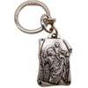 Westmon Works St Christopher Keychain Catholic Saint of Travel Embossed