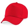ShirtInStyle Unisex Baseball Cap, 5-Panel Cap, Velcro Closure, Unisex Size, red