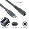 Jadebones 0.5M/1.6FT USB C Male to DC Female Power Cable