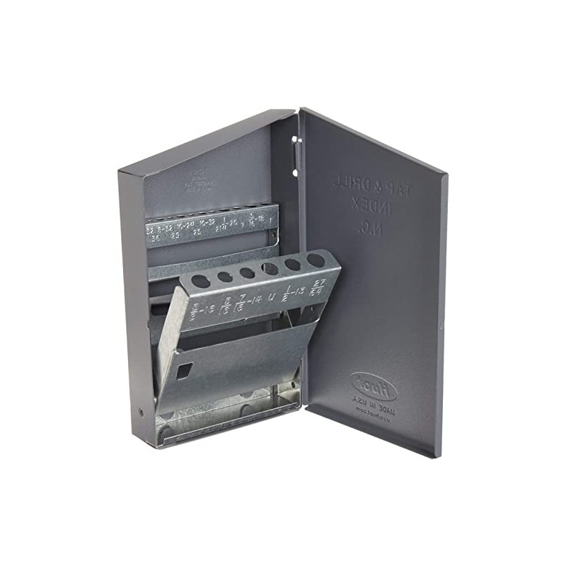 Drill America Tap and Drill Index/Case, #6-32 - 1/2"-13 NC