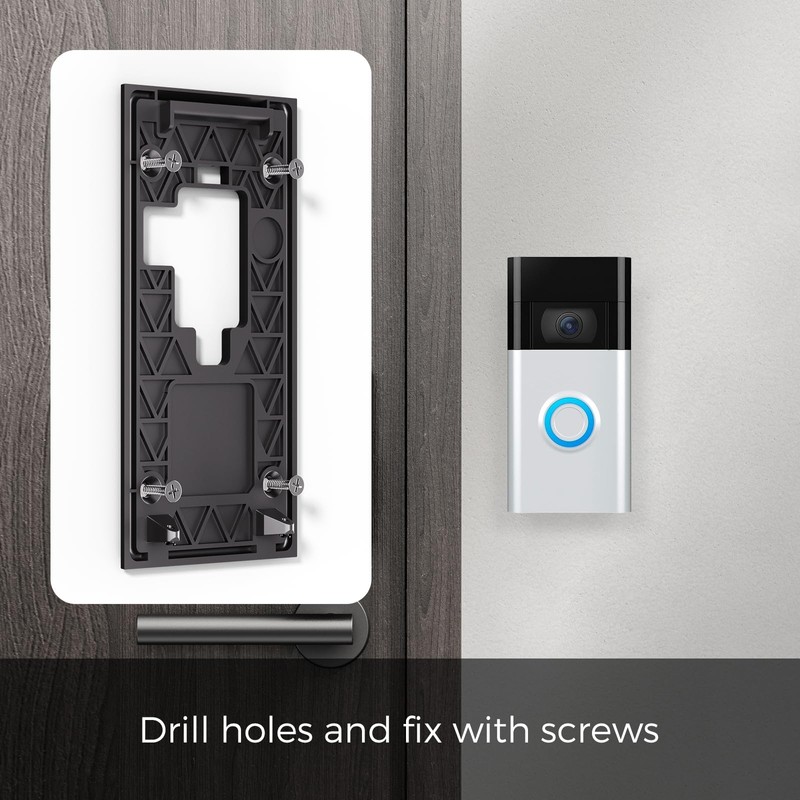 No Drill Ring Doorbell Mount for Ring Battery Doorbell (2020