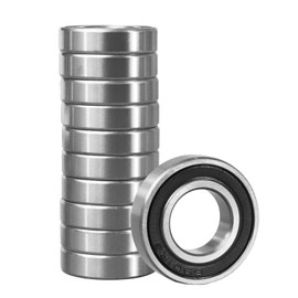 ​​Flewdart 6901 2RS Ball Bearings 12 x 24 x 6 mm, 6901-2RS 6901RS Sealed Carbon Steel for Machines and Tools (6901-2RS 10pcs)
