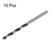 sourcing map 10pcs Brad Point Drill Bits 4mm Precise Cutting