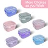 ARGOMAX Denture case, Denture cup for Soaking Dentures, Thorough Cleaning