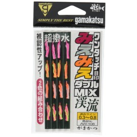 Gamakatsu Rig One-touch Mie landmark slim double MIX mountain stream 4 sets AW108 0.8 43985
