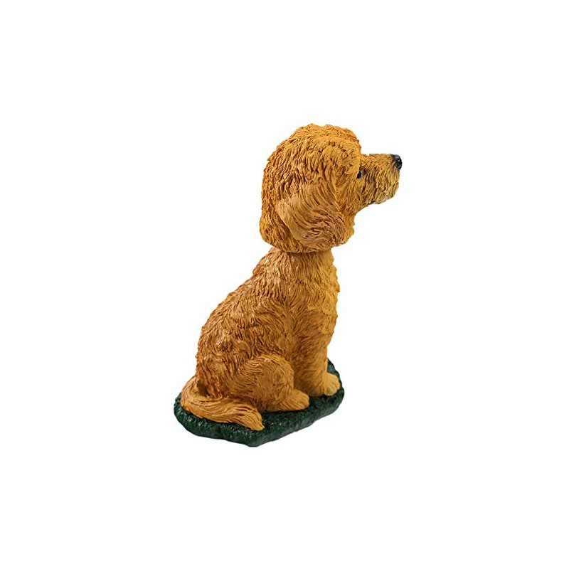 Animal Den Goldendoodle Dog Bobblehead Figure for Car Dash Desk