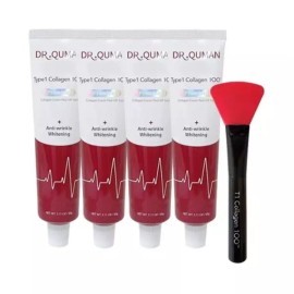 Dr. Qumeon 닥터큐먼 콜라겐팩 시즌2 프리미엄 타입원 보습 광채 콜라겐 크림팩 홈쇼핑 60g 4개+스파출라 Dr. QooMan Collagen Pack Season 2 Premium Type One Moisturizing Glow Collagen Cream Pack Home Shopping 60g 4pcs + Spa Outlander [Dr. Qoo Premium Collagen Mask Pack]