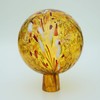 Decorative Garden Ball with Granule Gold D 12 cm Mouth-Blown