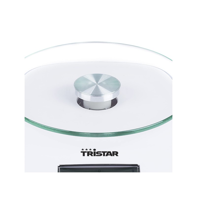 Tristar KW-2445 Küchenwaage Maximale Tragkraft: 5 kg Gehärtete Glasplatte, Glas,