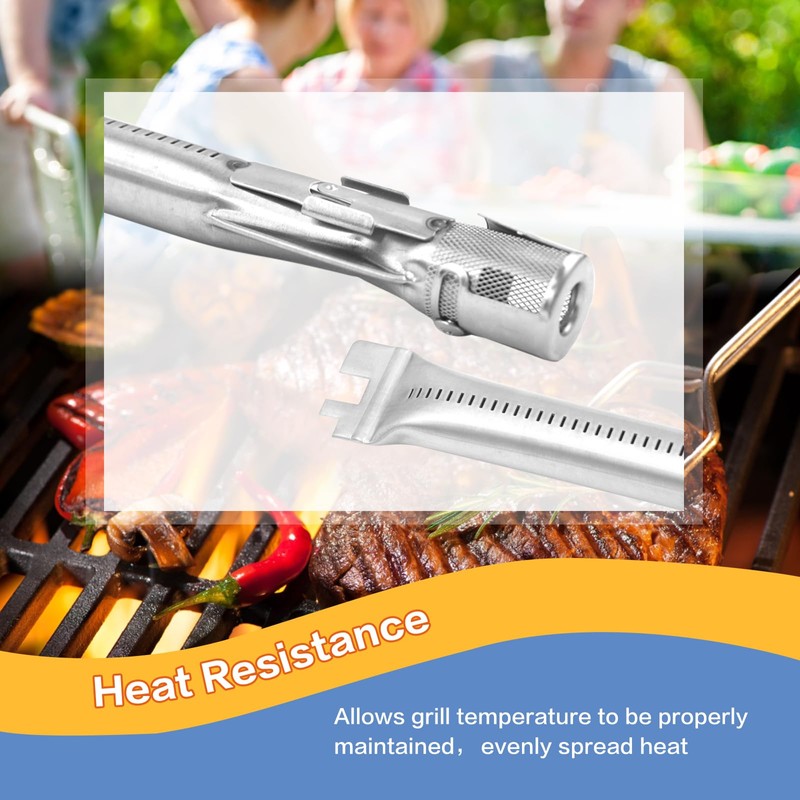 Derurizy 19.5" 62752 Grill Burner Set for Weber Genesis 300
