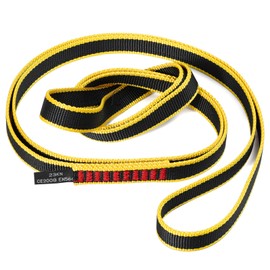 VFKENA 20MM Nylon Climbing Sling Runner 23KN CE2008/EN566 Rock Climbing Webbing Straps for Rock Climbing, Rappelling, Swing, Yoga Hammock etc (120cm/ 24inch |Single Unit)