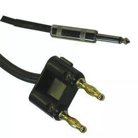 YOVUS 5 25 FT foot 1/4" to dual banana post plug speaker cables cords DJ PA PRO AUDIO