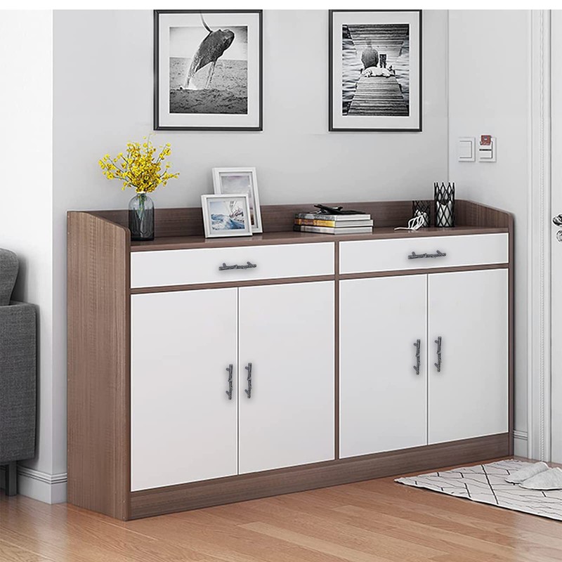 AuRiver 6 pcs Tree Branch Cabinet Handles Twig Branch Cabinet