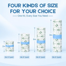 4 Rolls Tattoo Aftercare Bandage - Anghie Waterproof Tattoo Film