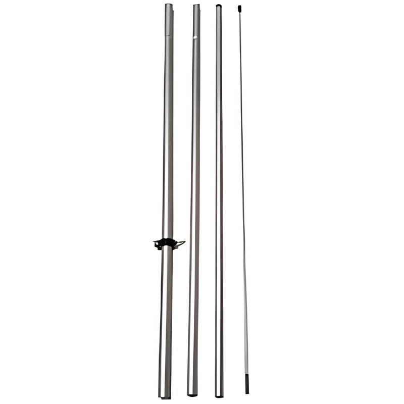 Feather Swooper Flag Pole Telescopic Kit, Aluminum Banner Flag Pole