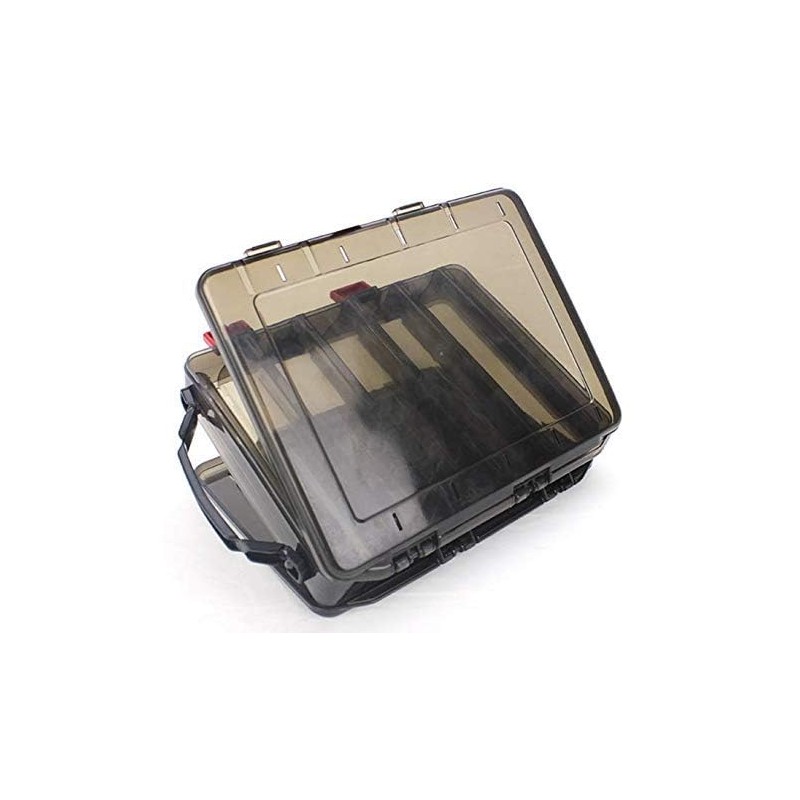 10/14 Compartments Double-Sided Fishing Lure Hook Tackle Box Visible Hard