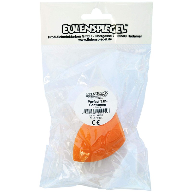 Eulenspiegel 990018 Perfect Tan Sponge Teardrop Shape Makeup Sponge