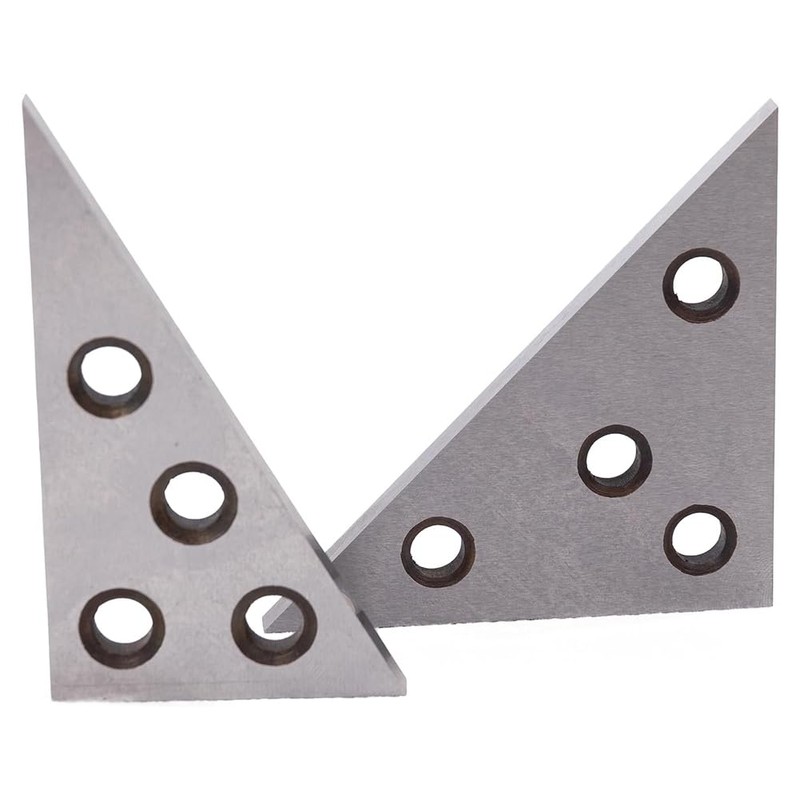 RANJOVER Solid Angle Plate Set 30-60-90 Degree & 45-45-90 Degree,