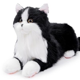 Chongker 23-Inch Tuxedo Cat Plush Toy | Handcrafted by Master Artisans | Premium Gift Packaging | Available in Two Weight Options | The Ideal Cuddle Companion for Seniors Plushie - Weight: 3.0 lbs