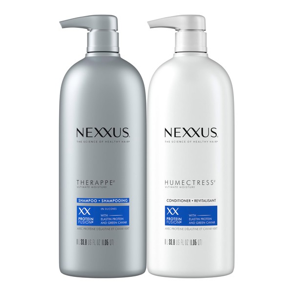 Nexxus Shampoo and Conditioner Therappe Humectress 2 Count for Dry