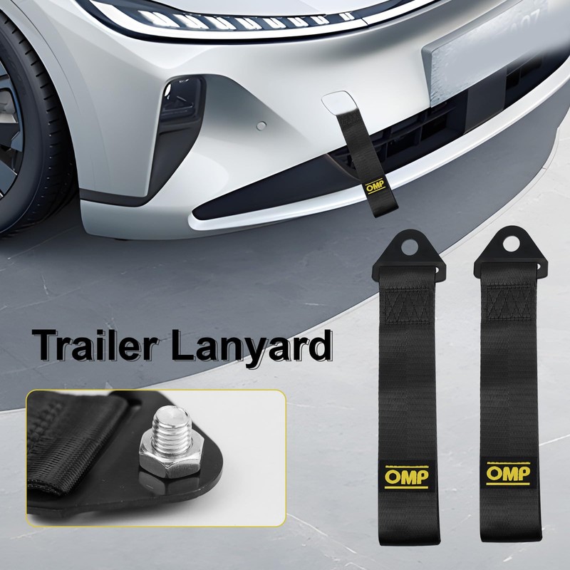 GD HUA Pack of 2 Tow Ropes for Racing Cars,