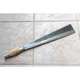 Crude - 11 Inch Carbon Steel Outdoor Brush Clearing Machete Knife , Forged