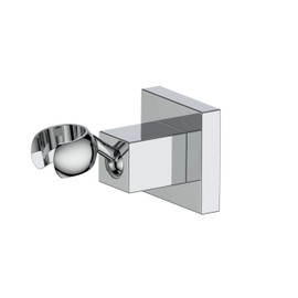 KANARY All Metal Square Handheld Shower Bracket Hand Held Shower Holder (Chrome)