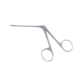 Micro Alligator Forceps 3.25" Shaft Serrated Jaws 0.8mm Wide | Medixplus