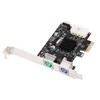 PCIe to PS/2 Adapter Card MCS9990CV Chip Built in USB2.0