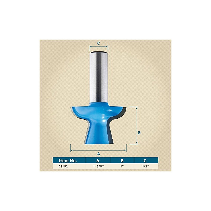 Custom Door Edge Router Bit (1/2'' shank)
