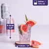 MATANA 50 Premium Clear Hard Plastic Cups, Plastic Party Cups