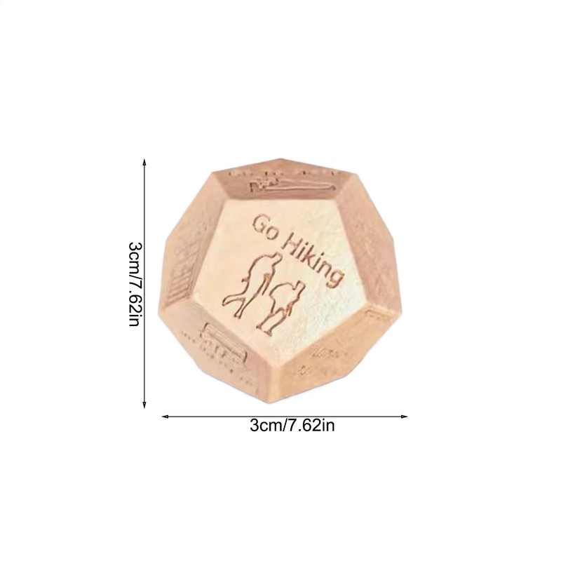 Date Night Decision Dice,Family Friends Gathering Wooden Activity Dice -