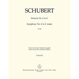 Schubert, Franz. Symphony No. 6 C Major D 589/ Cello-Doubl