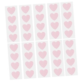 FOMIYES 2sets Elastic Comfortable Waterproof Heart-shaped Stickers Compact Patches Perfect for Travel 50pcs*2