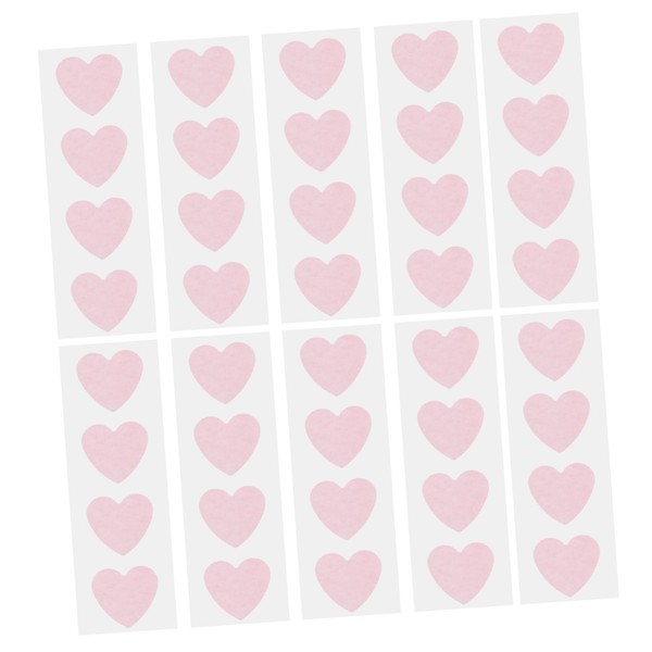 FOMIYES 2sets Elastic Comfortable Waterproof Heart-shaped Stickers Compact Patches Perfect