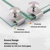 Glass Door Handle Pull Knob Stainless Steel Glass Door Handle