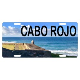 Fast Service Designs El Morro Puerto Rico License Plate CABO ROJO PR Boricua Sign Emblem