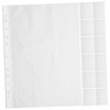 iplusmile 100 Pcs PP Files Protective Film Transparent Clear Album