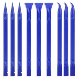 Car Crevice Cleaning Tool, 9 Pieces No-Scratch Plastic Scraper Tool for Tight Spaces, Multi-Use Small Paint Scraper Tool Sticker Remover for Kitchen, Crevices, Food, Paint, Labels, Oil Stains, Dirt