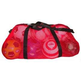 Orono Sports NEW Red Mesh Duffel Bag Soccer Football Basketball gear