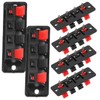 Gadpiparty 6pcs Stereo Speaker Terminal Connectors Easy Install Wiring Board