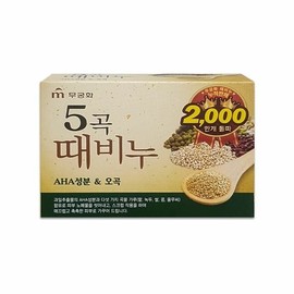 5-Grain Exfoliating Soap 90g Mugunghwa (WB6D354) / 5곡 때비누 90g 무궁화 (WB6D354)