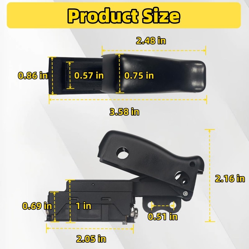 Replacement Miter Saw Power Trigger Switch for Dewalt DW712 DW715